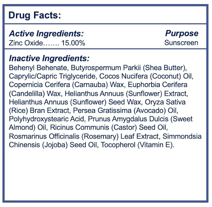 Dermatone Mineral Lip Balm SPF 30 | Moisturizing, Reef Safe, Oxybenzone Free | Broad Spectrum Sunburn Protection | Zinc Oxide Lip Sunscreen | Lip Balm with Sunscreen SPF 30 | 0.15 oz (3-Pack)