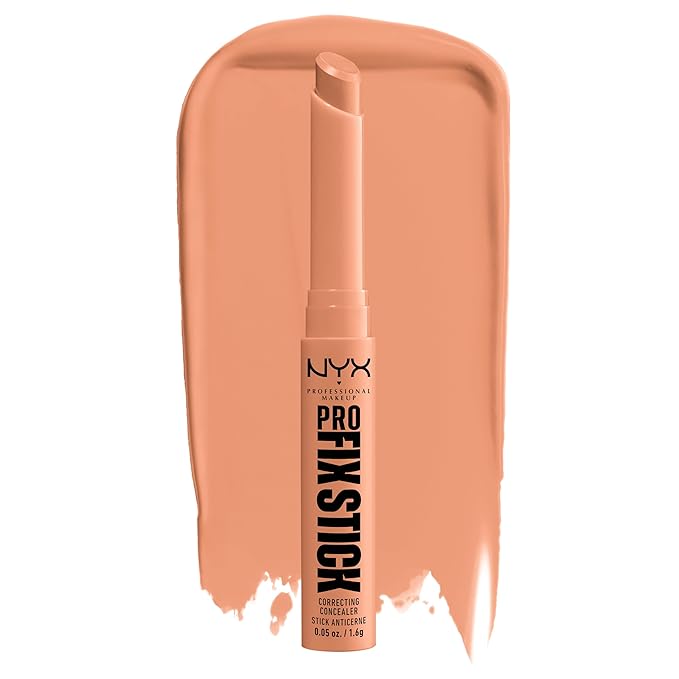 NYX PROFESSIONAL MAKEUP Pro Fix Stick Correcting Concealer, Buildable Medium Coverage Concealer Stick - Dark Peach