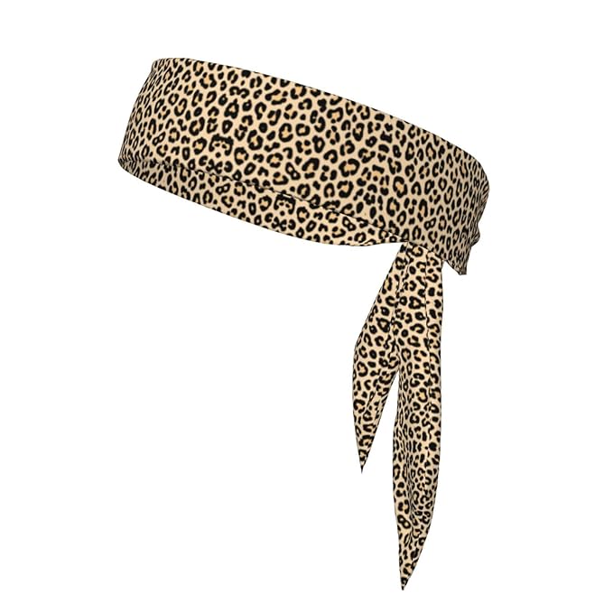 Men Women Novelty Sports Sweat Bands Hair Accessories for Sports Workout Shower, Elastic Multi Style Animal Cheetah Leopard Print Hair Band Headdress