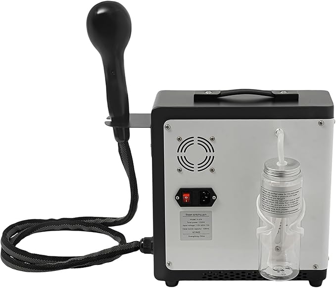 Professional Nano Hair Steamer, Hair Color Processor Steamer with Digital Screen, Adjustable Spray, Hair Coloring Hair Perm Dyeing Scalp Hairdressing Care Sprayer for Deep Conditioning