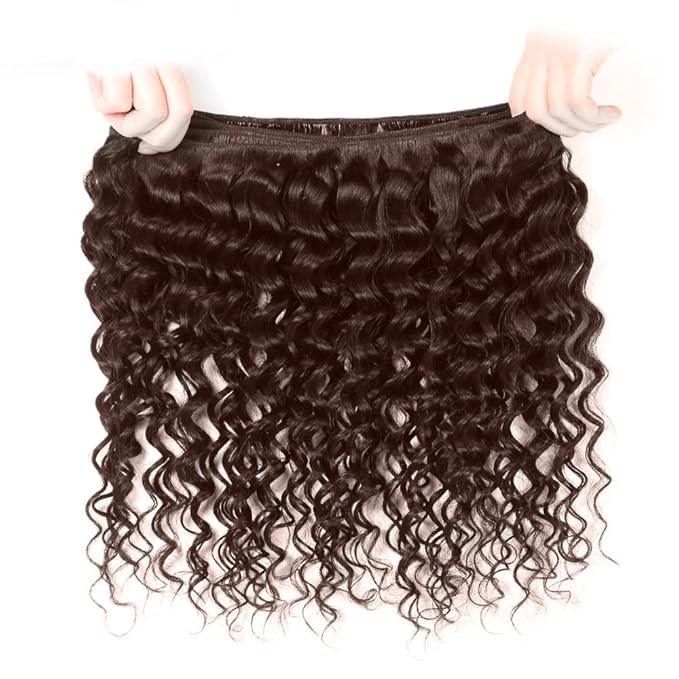 Brown Water Wave Bundles Color 4 Human Hair 3 Bundles 22 24 26 Inch Niegmeag Brazilian Virgin Remy Chocolate Brown Bundle Hair Weave
