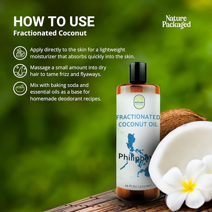 Fractionated Coconut Oil - Sourced Directly from our Farm Partner in the Philippines - Carrier Oil for Diluting Essential Oils, Body, Hair, and Skin Moisturizer - (4Gallons)