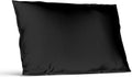 Black Silk Pillow Case, Fits Standard Queen Pillow, 100% Mulberry Silk Pillowcase 22mm, 6H High-Grade Fibers, 100% Silk Pillowcase for Healthy Skin & Hair