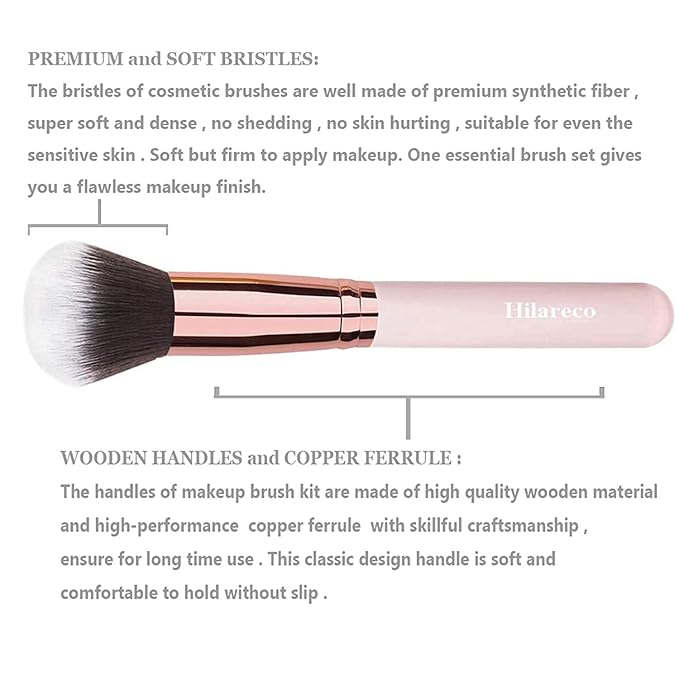 PHOERA Foundation, Full Coverage Foundation, PHOERA Primer, PHOERA Powder, PHOERA Makeup Set, Kabuki Makeup Brushes Foundation Brush Powder Brush,2 Pcs Makeup Sponge(2 PCS 103- Warm peach)