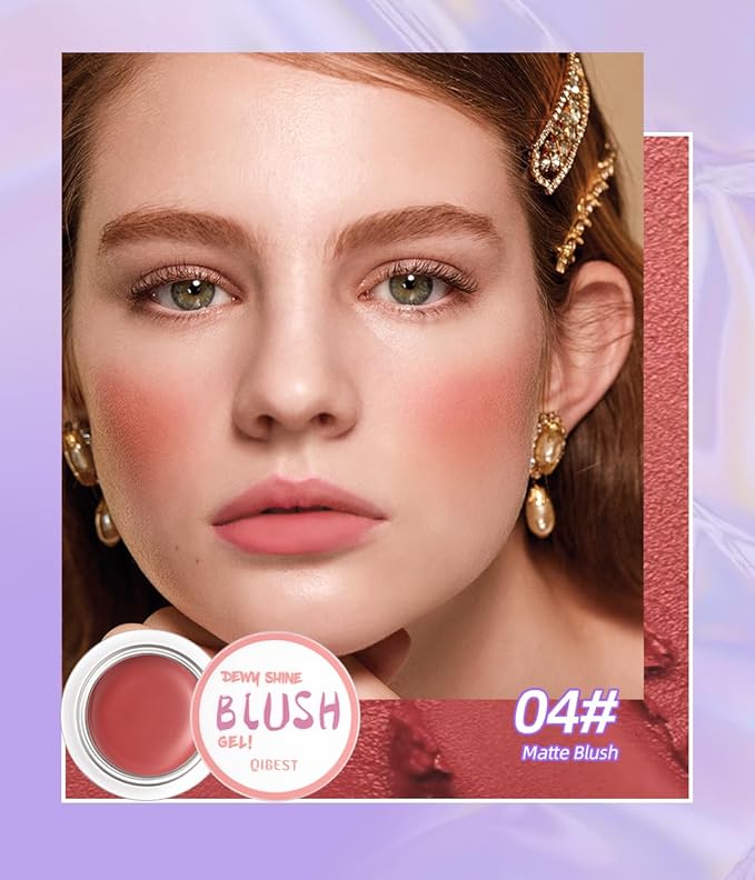 Warm Change Blush Clear Color Change Moisturizing Natural Nude Long-lasting All-Day Face Enhancing Makeup Color,