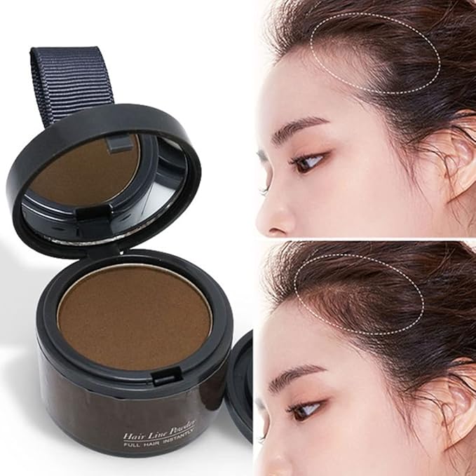 Hairline Powder (Blonde) - Instantly Conceal Gray Roots, Thin Hair Touch-Up, Hair Color Shadow Cover, 4g