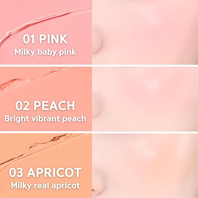 BBIA Ready To Wear Downy Cheek Cream Blush 8 Color - Creamy Blendable & Buildable Blush Dewy Texture & Matte Finish High Pigment Longlasting Lightweight Natural Face Makeup, 0.12oz (09 DOWNY TARO)