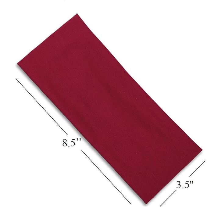 Huachi Women's Headbands Non Slip Headbands for Women's Hair Fashion Head Band Workout Yoga Sports Exercise Sweatbands Summer Hair Accessories Elastic Hairbands