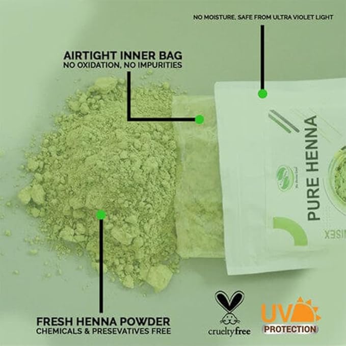 100 Grams - 100% Pure Henna Powder For Hair Dye - Red Henna Hair Color, Best Red Henna For Hair - The Henna Guys