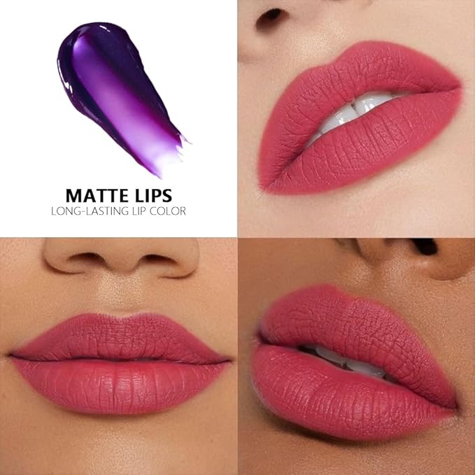 evpct Red Peel Off Lip Stain Tints, Red Liquid Lipstick Lip Stain Long Lasting Waterproof for Women, Non-stick Cup Lipstick Peel Off Highly Pigmented Not Faded Smudge-proof Easy to Apply, 03