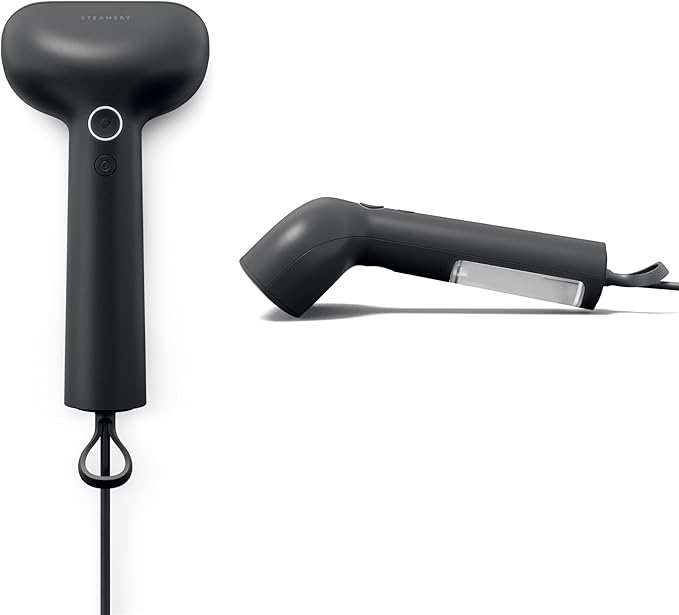 Steamery Handheld Clothes Steamer Cirrus X, 1200W, Steam Output 20g/min, Heat up in 20 Seconds, Portable, Minimalistic, Scandinavian design, Black