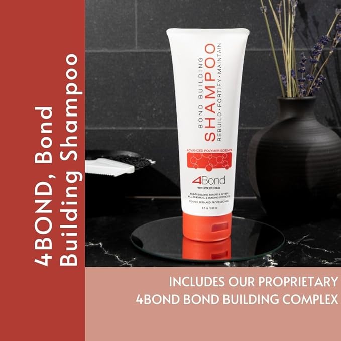 POWERTOOLS 4BOND Bond Building Shampoo | Restore Damaged Hair | Contains Advanced Polymers, Keratin, Baobab & Quinoa Proteins (8 Fl Oz)