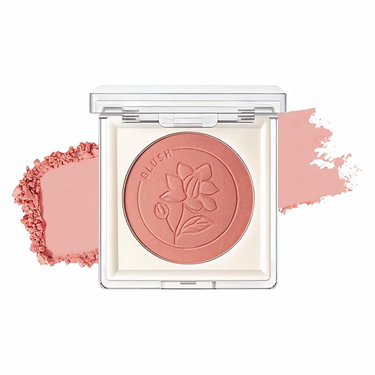 FOCALLURE Powder Palette Blush, Matte Mineral Blush Powder, Bright Shimmer Face Blush Makeup, Contour and Highlight Blush Palette, Highly Pigmented, Long Lasting, Waterproof, Blendable, #601