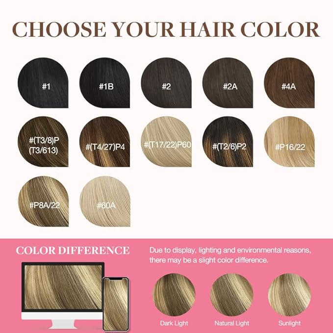 GOO GOO Clip in Hair Extensions Real Human Hair, Remy Human Hair Extensions Clip ins for Women, Natural Human Hair, 16inch 150g 9Pcs, 8A/22 Medium Brown Highlighted Golden Blonde