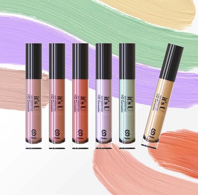 SISTAR It's U Skin Perfecting Conceal HD Contour Color Corrector Full Coverage Smooth and Flawless (Yellow)