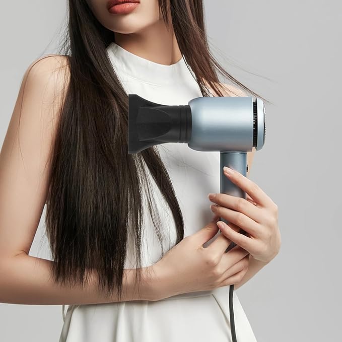 Baluue Universal Hair Dryer Diffuser Nozzle Attachment Plastic Concentrator Blow Dryer Nozzle for 1.77 Inch Diameter Styling Tool Ideal for Home and Salon Use