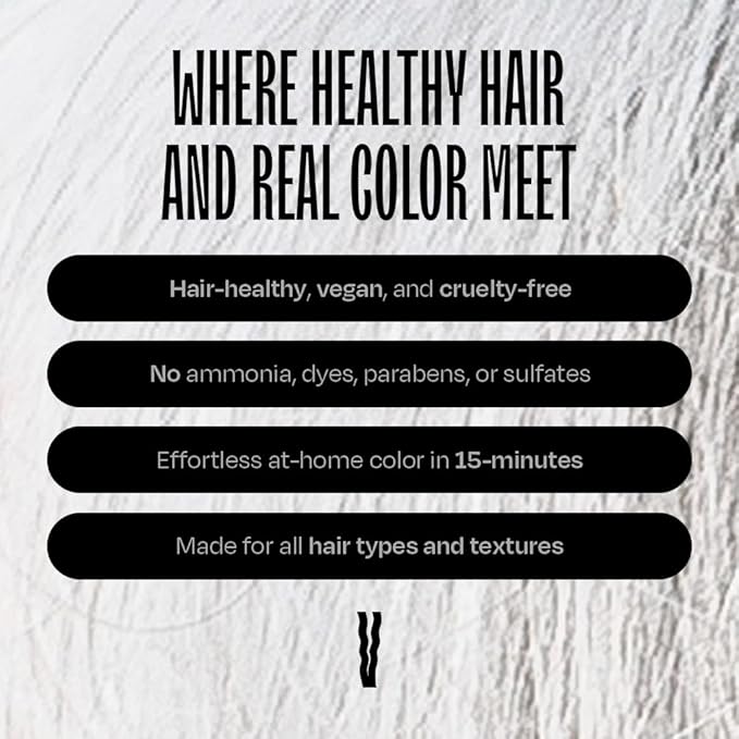 Overtone Color Depositing Semi-Permanent Hair Dye Conditioner - 8 oz For Natural & Color-Treated Hair, Moisturizing Shea Butter & Coconut Oil - Vegan & Cruelty-Free, Vibrant Silver is Stormy Sterling