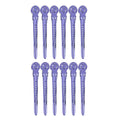 Hair Styling Clips, ANGGREK 12pcs/Box Hair Styling Clips Hairdressing Salon Sectioning Hairpins Duck Billed Hair Cutting Clips for Thick and Thin Hair Salon Styling 6 Colors()