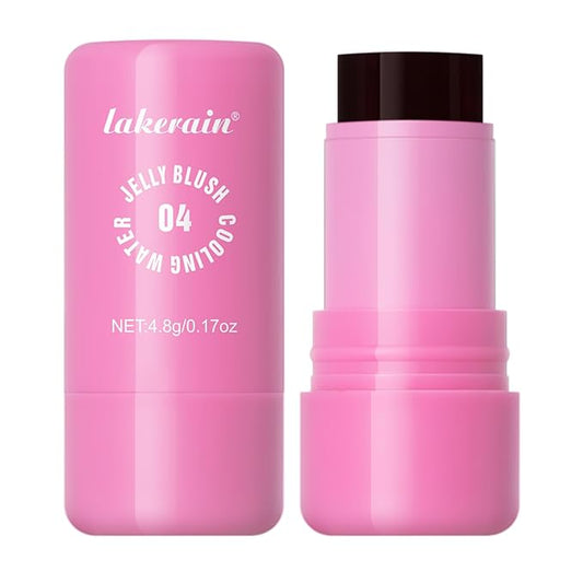 Multi-Use Cooling Water Jelly Blush/Lip Tint & Eye Shadow - Sheer Stain withBuildable Watercolor Finish - Long-Lasting Moisture - 1,000+ Swipes Per Stick - Jelly Texture for Lip & Cheek (Berry)