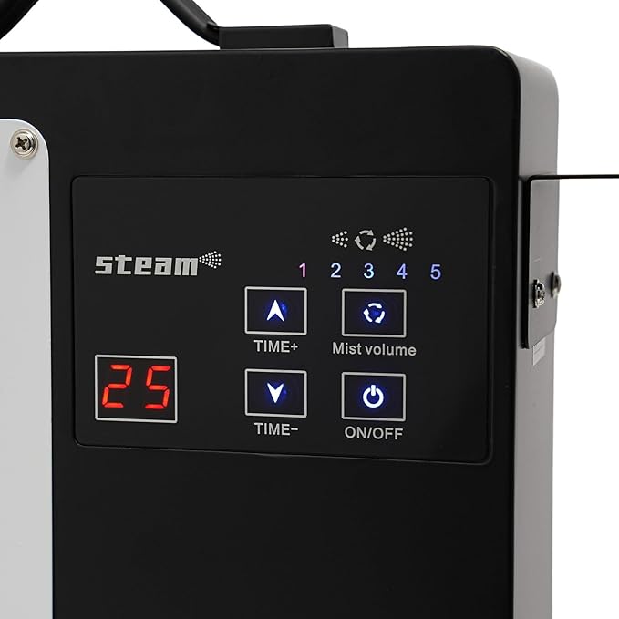 Nano Hair Steamer, 1750W Hair Color Processor Multifunctional Hair Dyeing Machine with External Water Tank & Pipe, Professional Nano Mist Salon Steamer Equipment