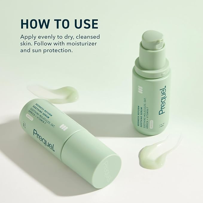 Skin Redness Reform, Calming Serum for Face. Advanced Clinical Optical Corrector for Redness and Discomfort. Soothing Face Serum with Oat Extract for Sensitive Skin. 1oz Pump