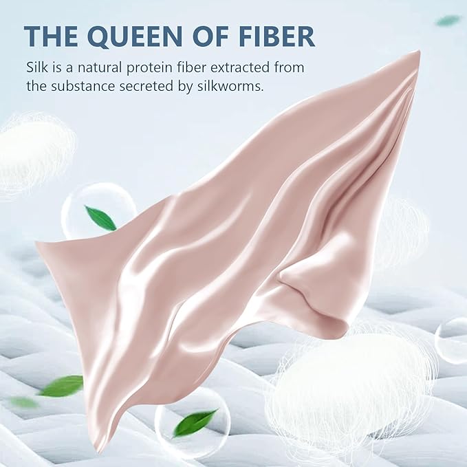 Silk Pillow Cases Standard Size 100% Mulberry Silk Pillowcase for Hair & Skin 22 Momme Both Sided Grade 6A Silk Cooling Soft Breathable 20 x 26 Inches with Hidden Zipper 1PC, Pink
