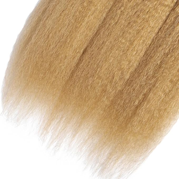 Ombre Human Hair Bundles 1B27 Kinky Straight Bundle Niegmeag Brazilian Virgin Remy Hair 3 Bundles 16 18 20 Inch 2 Tone Black and Honey Blonde Yaki Bundle 150g
