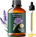 Pure Lavender Essential Oil, Mumianhua Natural Lavender Oil for Bedroom Tranquility & Outdoor Freshness, Aromatherapy for Evening Wind-Down, Laundry, Skin & Hair Care,Candle Making 3.38 Fl Oz
