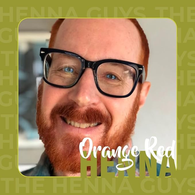 1 Pack Of Red/Orange Henna Hair & Beard Color/Dye 100 Grams - Natural Hair Color, Plant-based Hair Dye - The Henna Guys