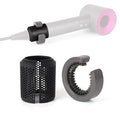 Upgraded Hair Dryer Filter Mesh Replacement for Dyson Supersonic HD01 HD03 HD08 Hair Dryer Attachment, Hair Dryer Outer Filter Cage with Filter Cleaning Brush (Black)