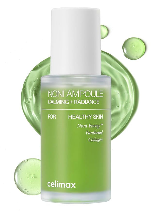celimax Noni Energy Ampoule 30ml | with Noni Extract, Hydrating, Moisturizing & Soothing Serum for Dark Spots & Fine Lines, Anti Aging, Brightening For Face, Facial Astringent