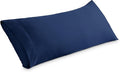 Bare Home Microfiber Body Pillow Cover - Ultra Soft & Cooling - Double Brushed - Envelope Closure - Easy Care (20''x54'' Body Pillow Cover, Dark Blue)