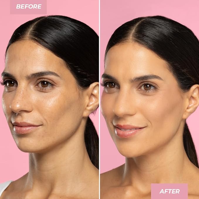 MCoBeauty Miracle Flawless Pressed Powder, Natural Medium Shade, Oil-Control, Soft-Focus Finish with Hydrating Rose Flower Extract & Sweet Almond Oil, Vegan, Cruelty Free Cosmetics