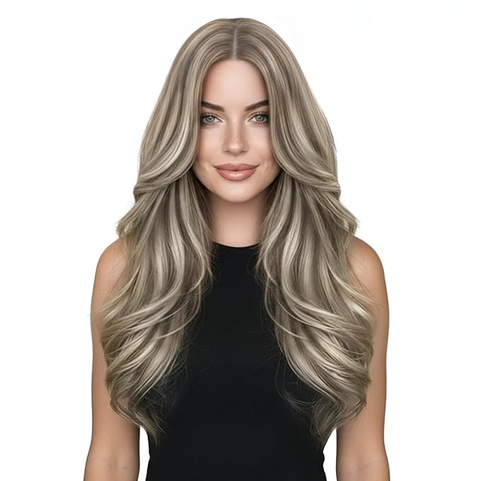 Sunny Hair Tape in Hair Extensions Human Hair Light Brown Highlight Blonde Tape in Extensions 18 inch Hair Extensions Real Human Hair Tape ins 20Pcs 50g