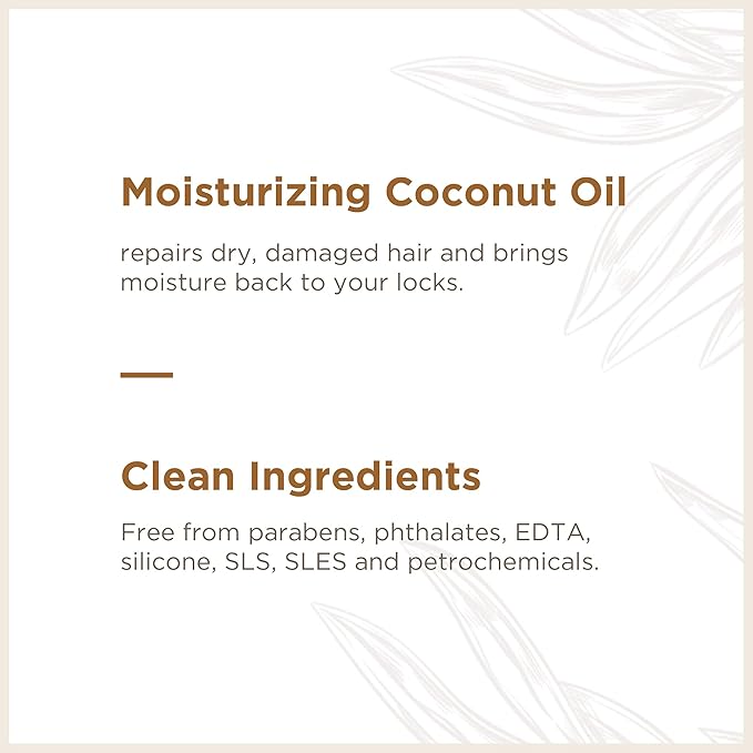 Soapbox Coconut Oil Shampoo, Harsh Sulfate Free, Paraben Free, Silicone Free, Color Safe, and Vegan Hair Shampoo (33.8 Ounces)