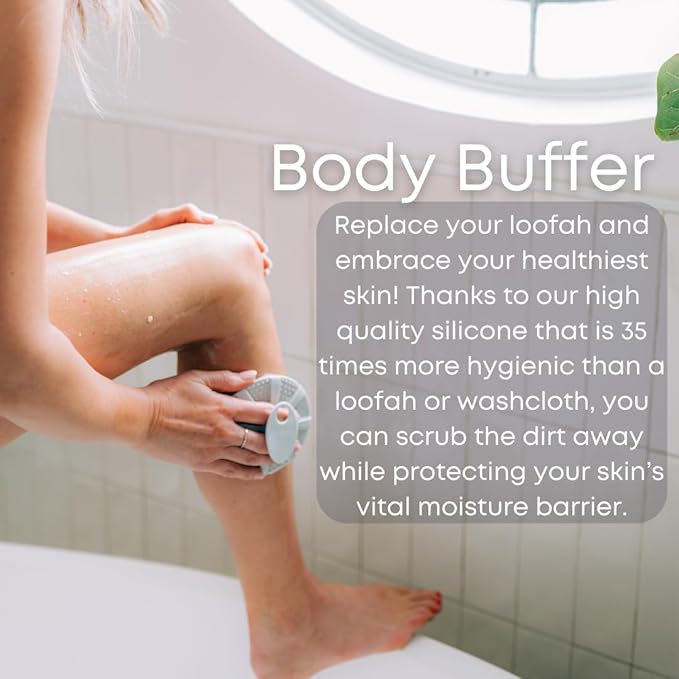 Skincare Essentials Kit - 4 Piece Bundle Pack - Face and Body Silicone Spa Accessory - Essential Beauty Set for Teen Girls Blush Pink