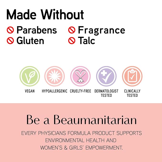 Physicians Formula Mineral Wear®Diamond Filler Cheek & Lip Color, Serum-to-Cream Multi-Use Liquid Blush Formula, Plumps & Smooths for Fuller Looking Cheeks & Lips, Monochromatic Look - Brilliant Peach