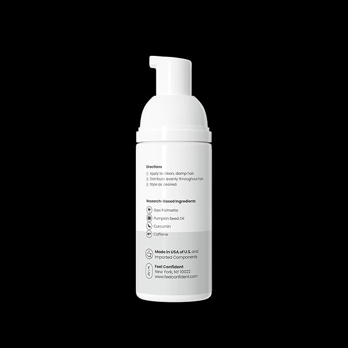 Haircare Thickening Foam - Hair Surgeon Formulated, 1.7 oz / 50 mL Foam Pump, White