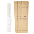 Hair Combs Bulk, Disposable Wheat Straw Combs Individually Wrapped Combs for Hotel, Travel, Airbnb, Charity, Church, Homeless (Pack of 50)