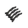 4 Pro Clips - Hair Clips for Styling, Sectioning, All Hair Types - Salon Accessories for Hair Stylists - Makeup Clips for Makeup Application - Black