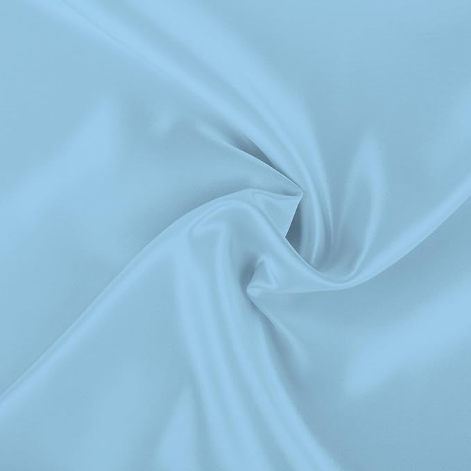 BLISSFORD Luxury Satin Pillowcase for Hair – Standard Satin Pillowcase with Zipper, Jewel Blue (Pillowcase Set of 2)
