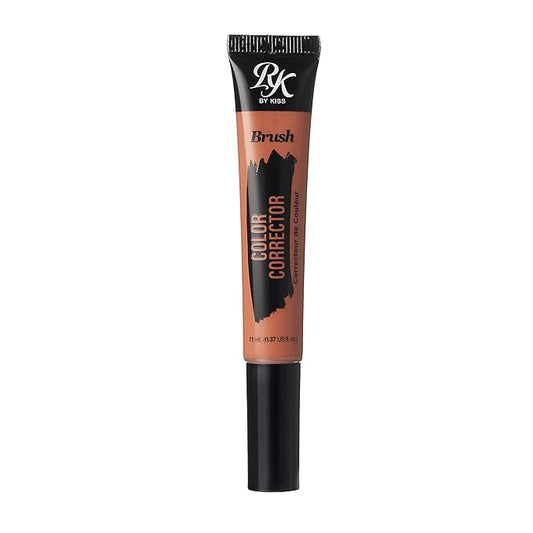 Ruby Kisses HD Concealer & Foundation Flawless Full Cover Brush Face Makeup (Natural Orange Corrector)