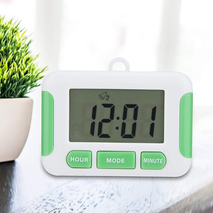 Magnetic Large Clear Kitchen Cooking Timer LED Digital Count Down Up Clock Alarm Reminder for Hair Color Processing , Kitchen Timer , Cooking , Baking , Kitchen Timer , Magnetic Large Clear Kitchen Co