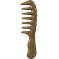 Thicken Wooden Wide Tooth Comb, Large Natural Sandalwood Hair Combs for Curls, Women and Men, Detangles Long Thick Wet or Dry Hair, Head Scalp Massager, Anti-static (Green Sandalwood)