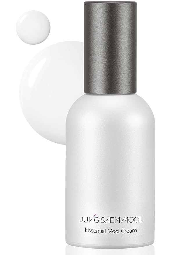 JUNG SAEM MOOL Essential Mool Cream 1.7 Fl Oz, Lightweight Watery Face Cream with Ceramide and Panthenol for Deep Hydration and Radiant Skin, Skin Barrier Support, Korean Foundation Makeup Prep