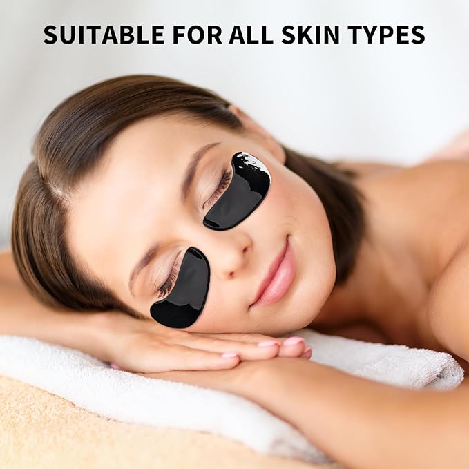 ROUSE 40 Pairs - Caffeine Under Eye Patches Eye Treatment Mask for Dark Circles Eye Fatigue Puffiness Refreshing Revitalizing Skin Care Eye Gel Pads (2 Boxes)