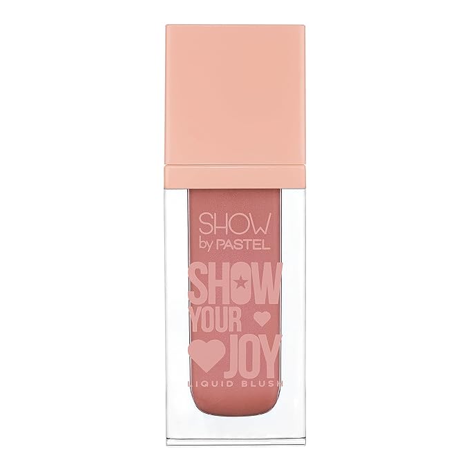 Show Your Joy Liquid Blush 53 | Peach | Dewy Finish | Natural Looking | Clean Beauty | Moisturize The Skin Up to 24 Hours | Cruelty-Free | Natural and Fresh Looking | 0.141 fl.oz.