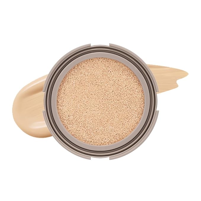 MOONSHOT KOREA Conscious Fit Cushion Foundation Flawless Coverage,Glass skin,Long-Lasting, Lightweight, Buildable Coverage,k-beauty (21N Cosmic Vanilla, [refill] Conscious Fit Cushion)