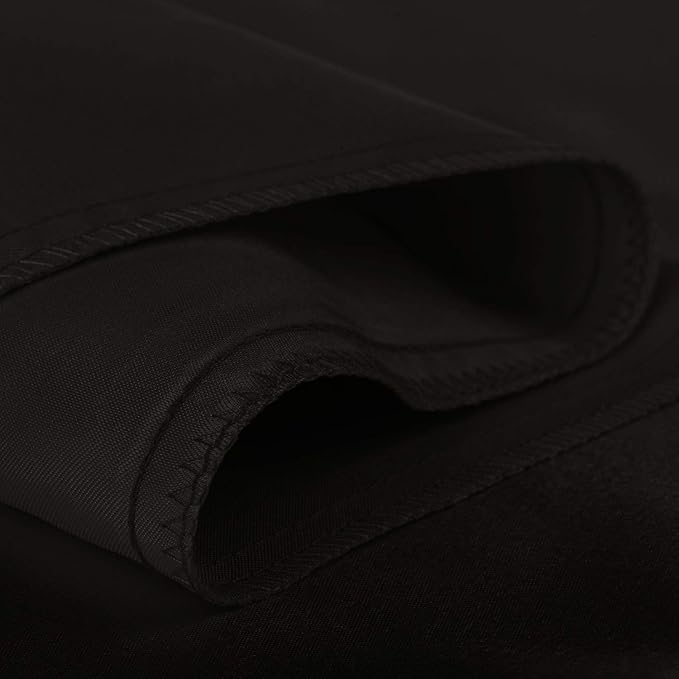 BLISSFORD Black Satin Pillowcase with Zipper for Hair and Skin Care, Feels Soft and Cool Like a Silk Pillowcase, Satin Pillow Cases 2 Pack, Slik Pillow Cover, Standard Size, Set of 2