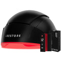 iRestore Elite + Rechargeable Battery Pack - Laser Red Light Therapy for Hair Growth - FDA Cleared Hair Loss, Hair Thinning Treatment for Men & Women - Hair Regrowth Laser Cap - 500 Lasers & LEDs